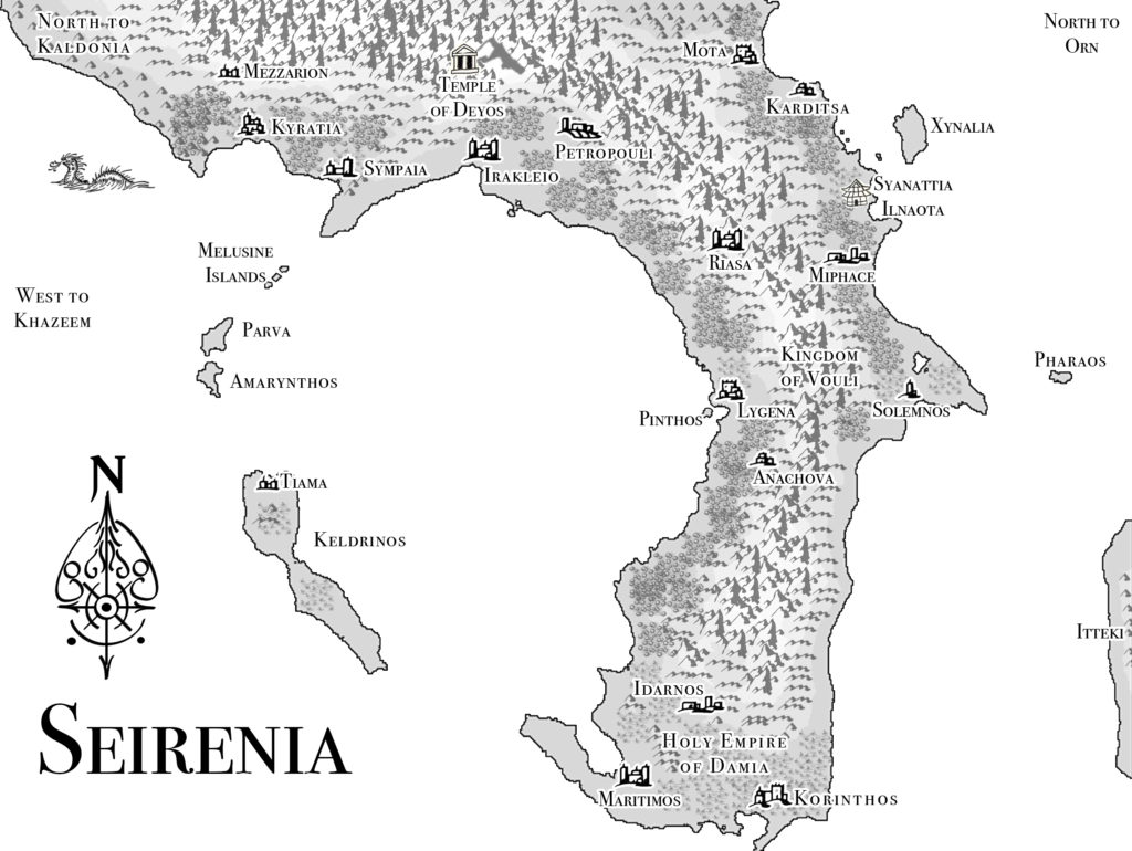 Map of Seirenia
