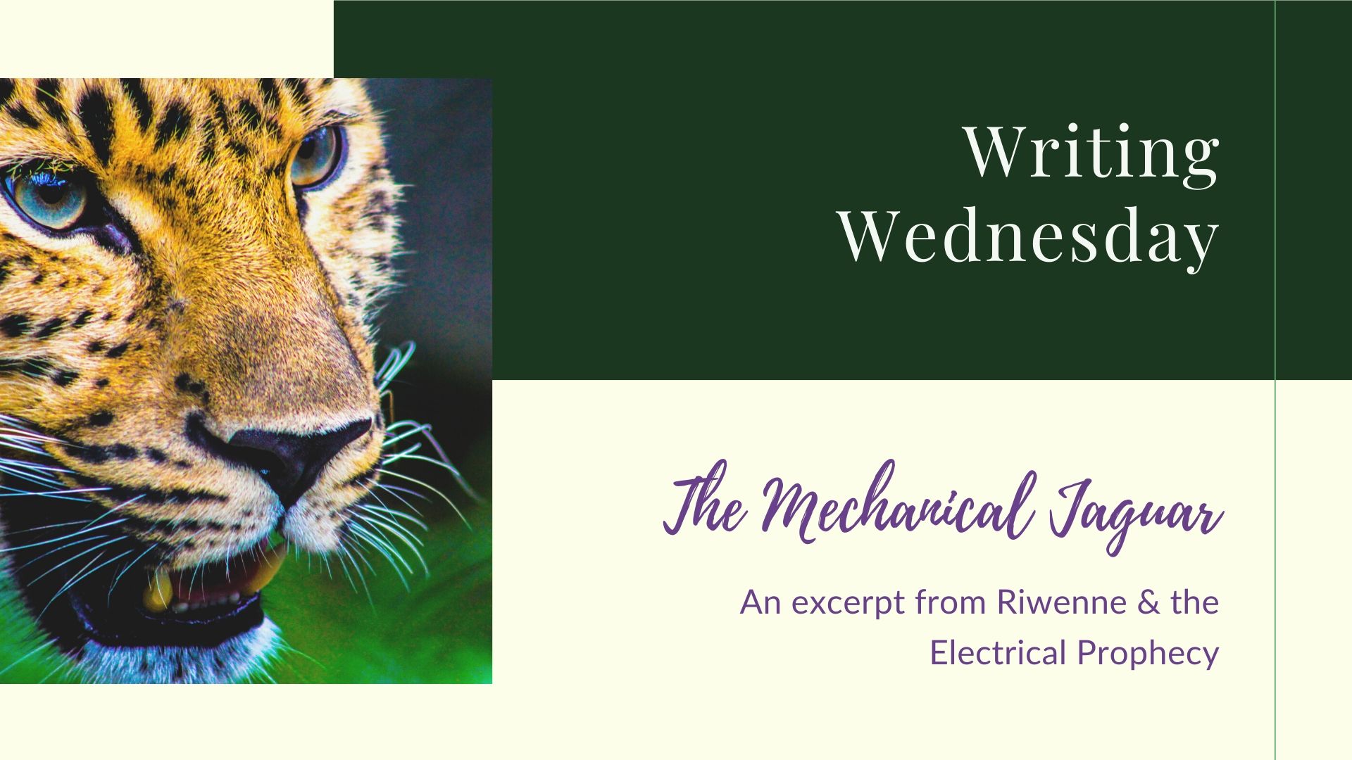 Read more about the article Writing Wednesday: Mechanical Jaguar