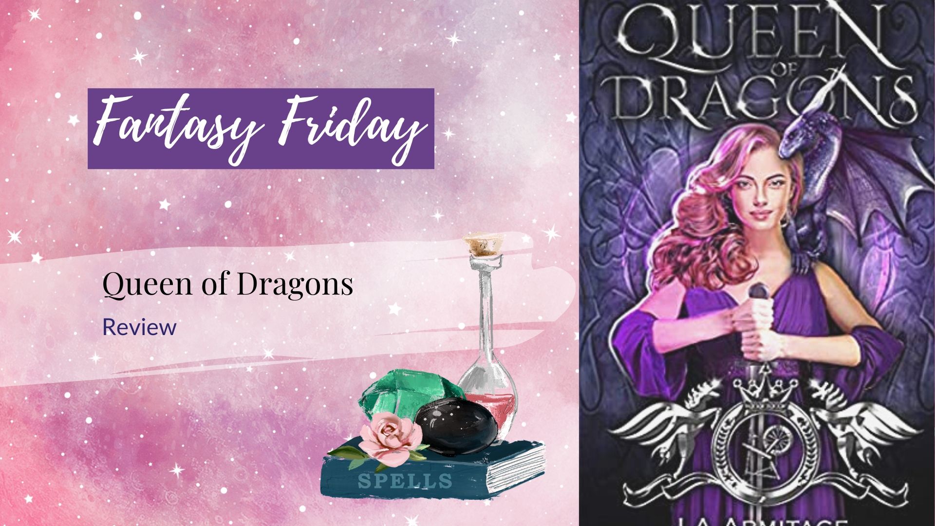 Read more about the article Fantasy Friday: Queen of Dragons by J. A. Andrews