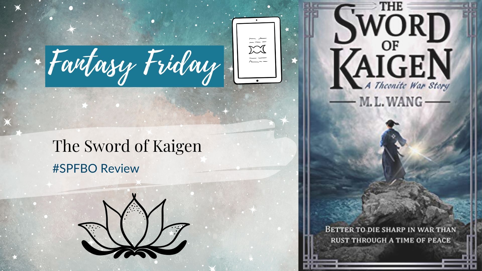 Read more about the article #SPFBO Fantasy Friday: The Sword of Kaigen by M. L. Wang