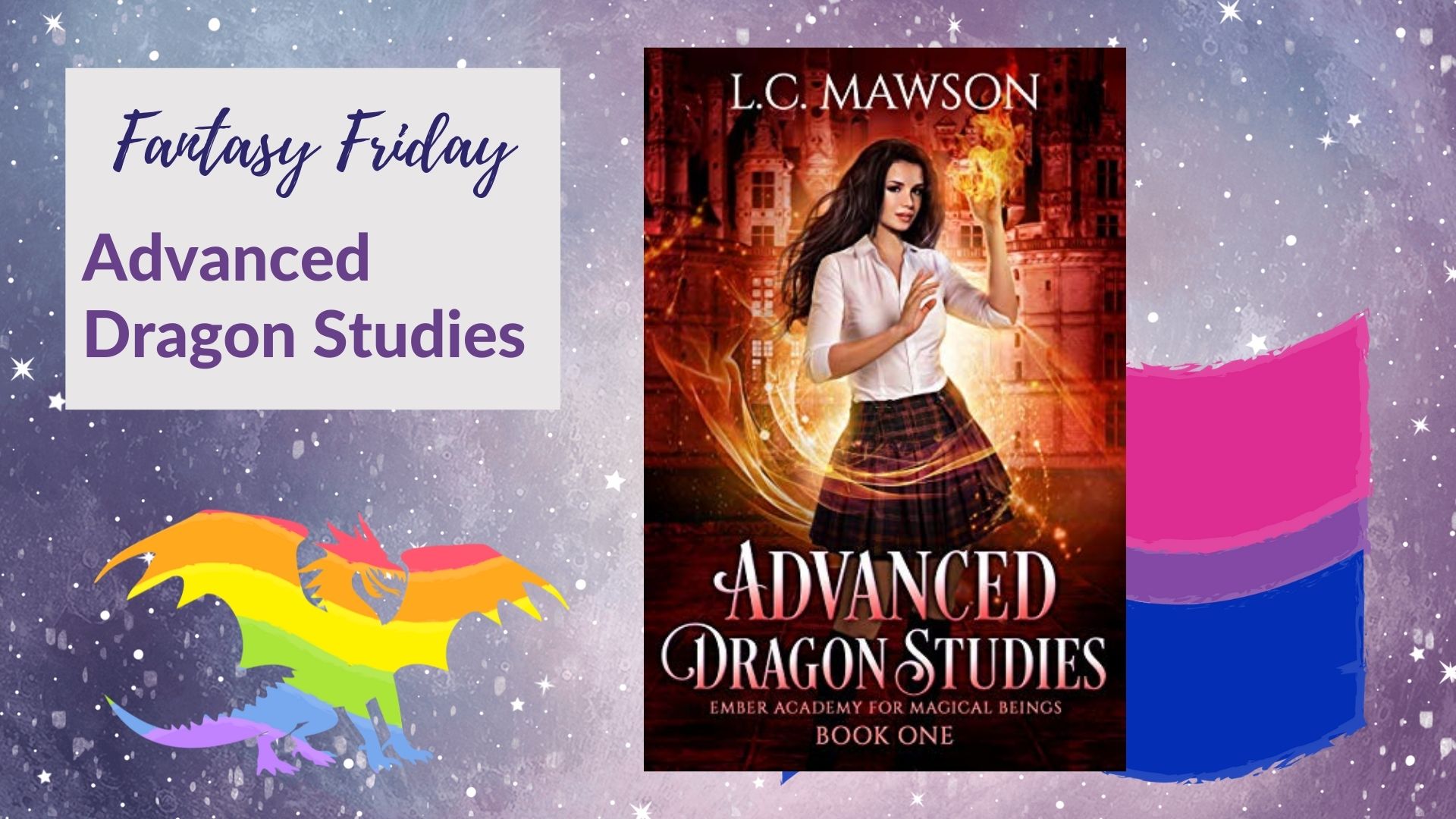 Read more about the article Fantasy Friday: Advanced Dragon Studies by L. C. Mawson