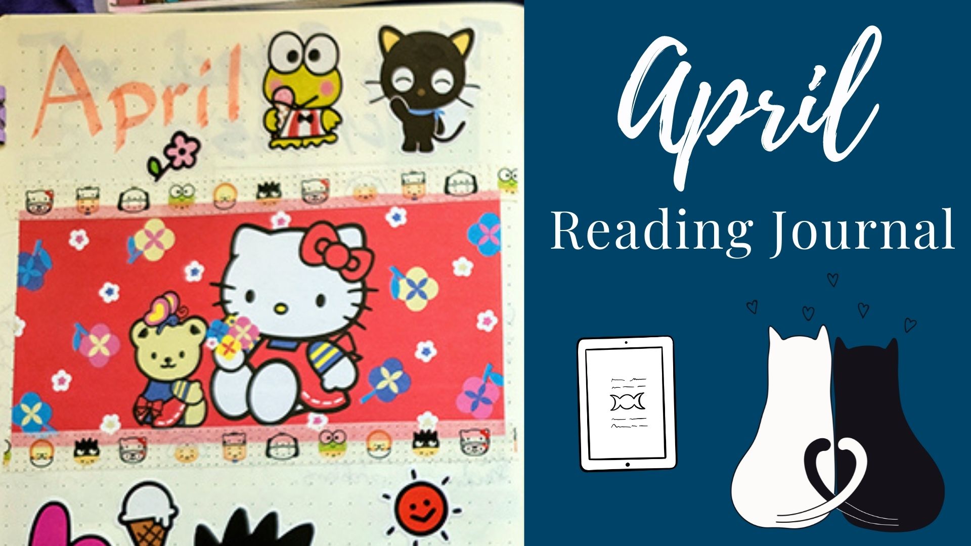 You are currently viewing April Reading Journal: Hello Kitty Theme