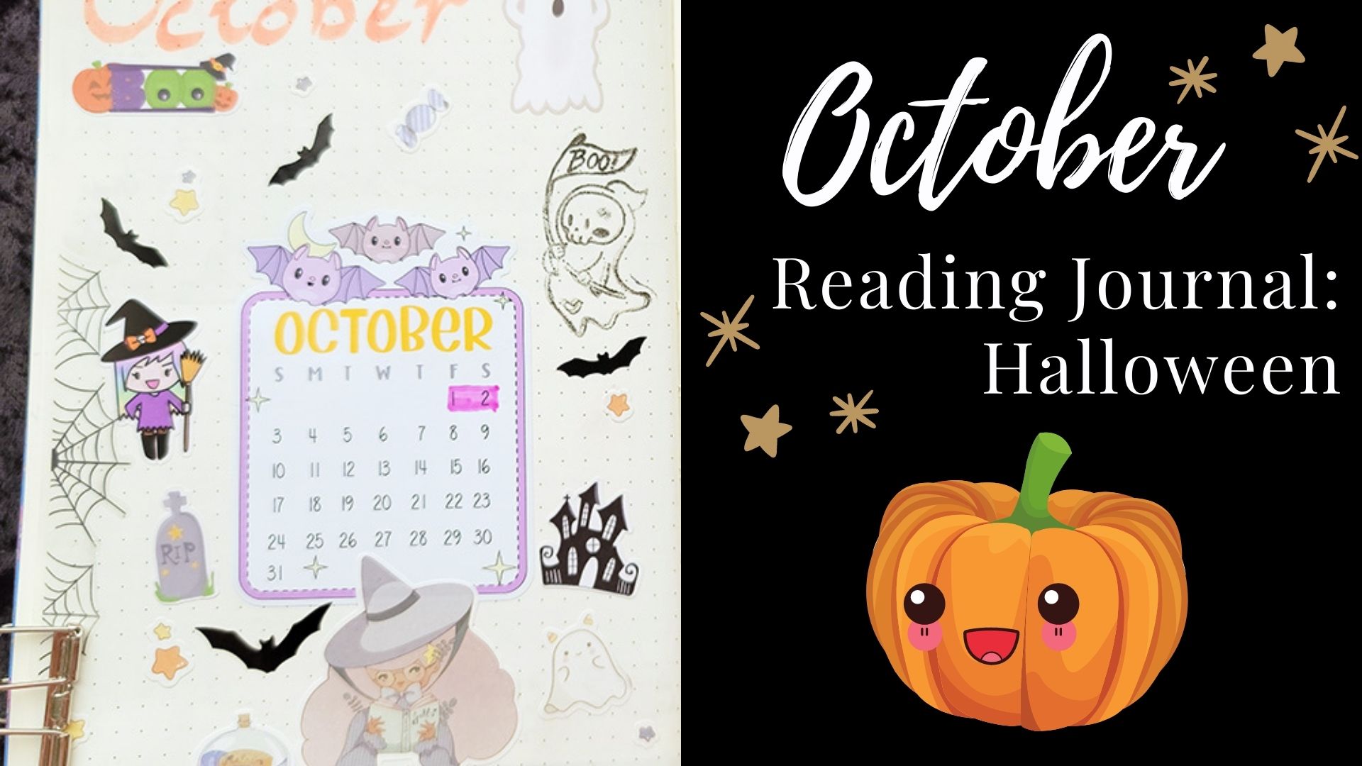 You are currently viewing October Reading Journal: Halloween Theme!