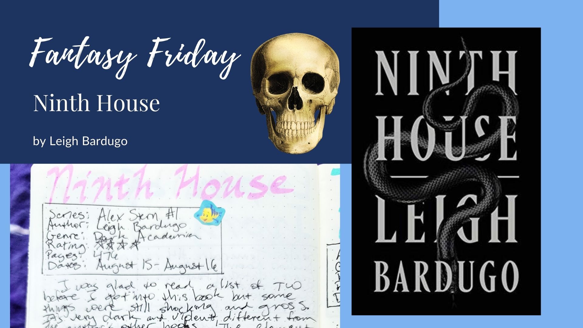 You are currently viewing Fantasy Friday: Ninth House by Leigh Bardugo