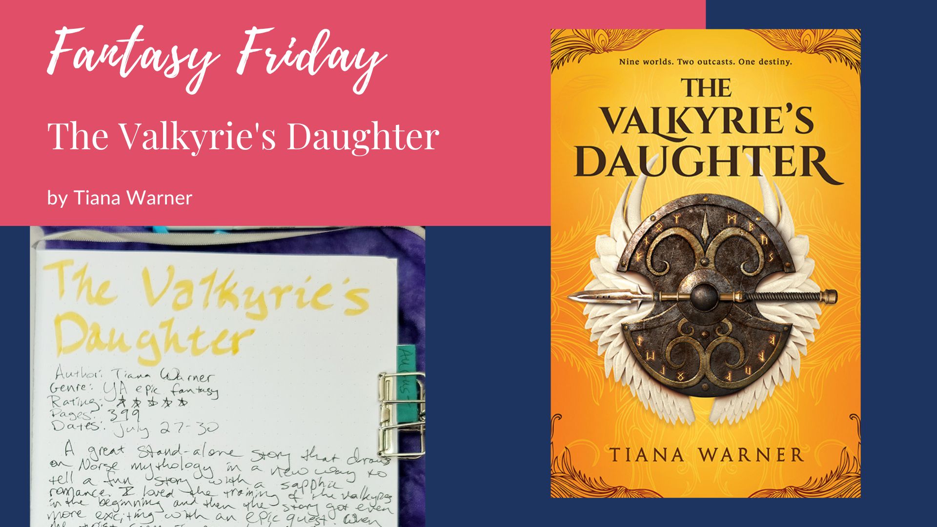 You are currently viewing Fantasy Friday: The Valkyrie’s Daughter by Tiana Warner