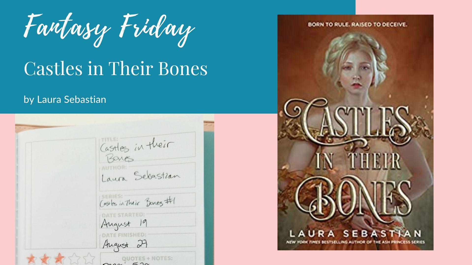 Read more about the article Fantasy Friday: Castles in Their Bones by Laura Sebastian