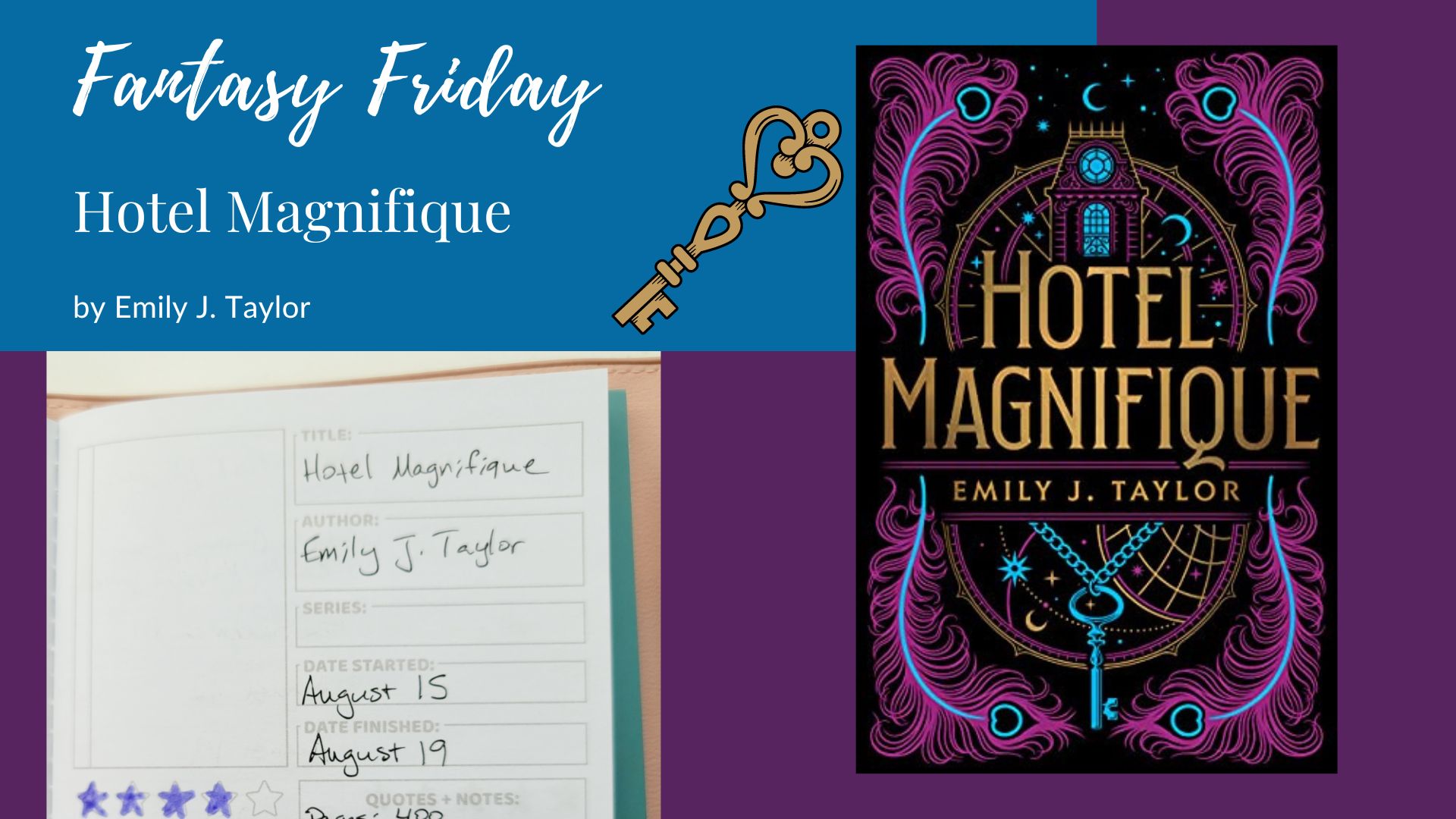 Read more about the article Fantasy Friday: Hotel Magnifique by Emily J. Taylor