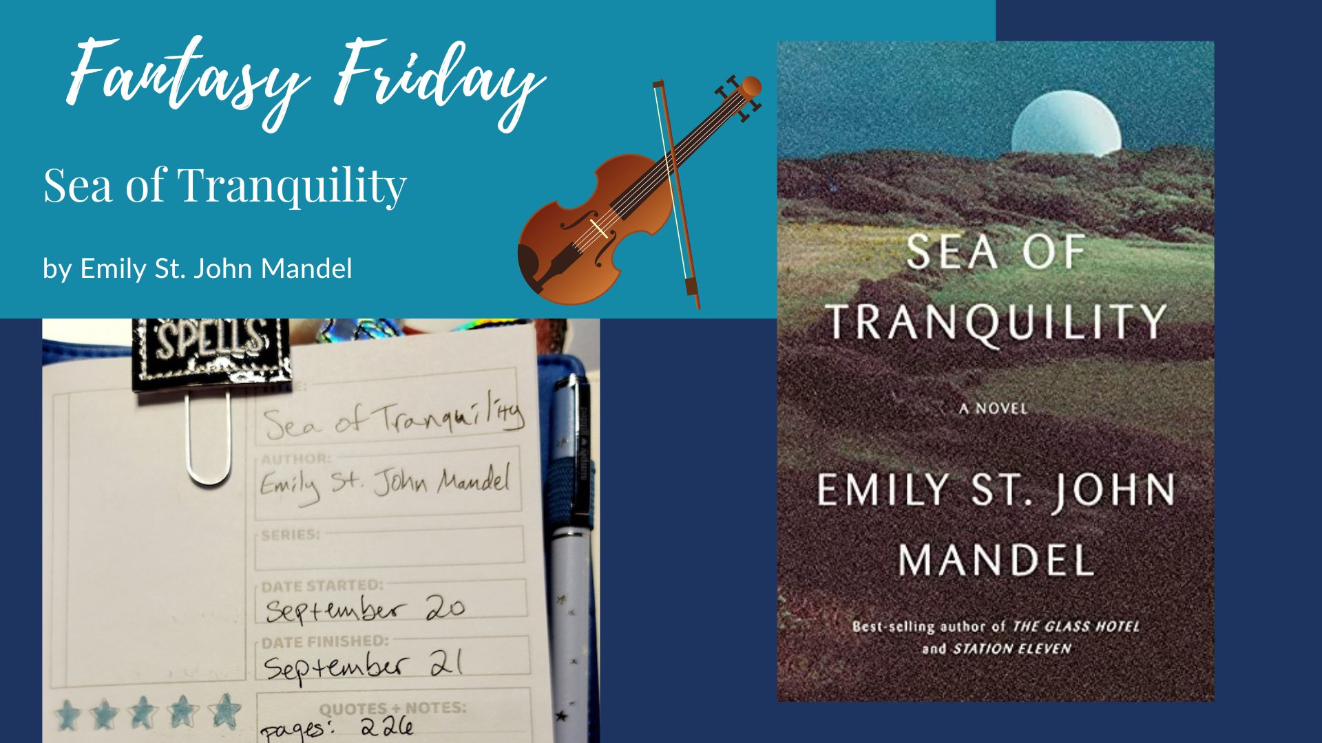 You are currently viewing Fantasy Friday: Sea of Tranquility by Emily St. John Mandel
