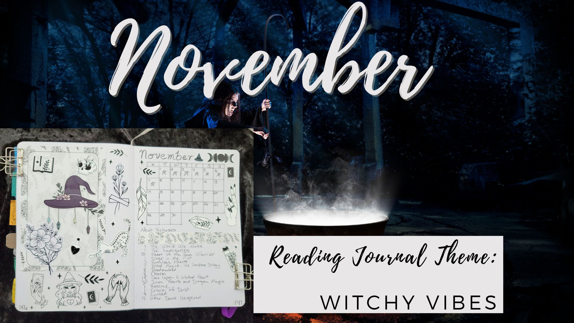 You are currently viewing November Reading Journal: Witchy Vibes