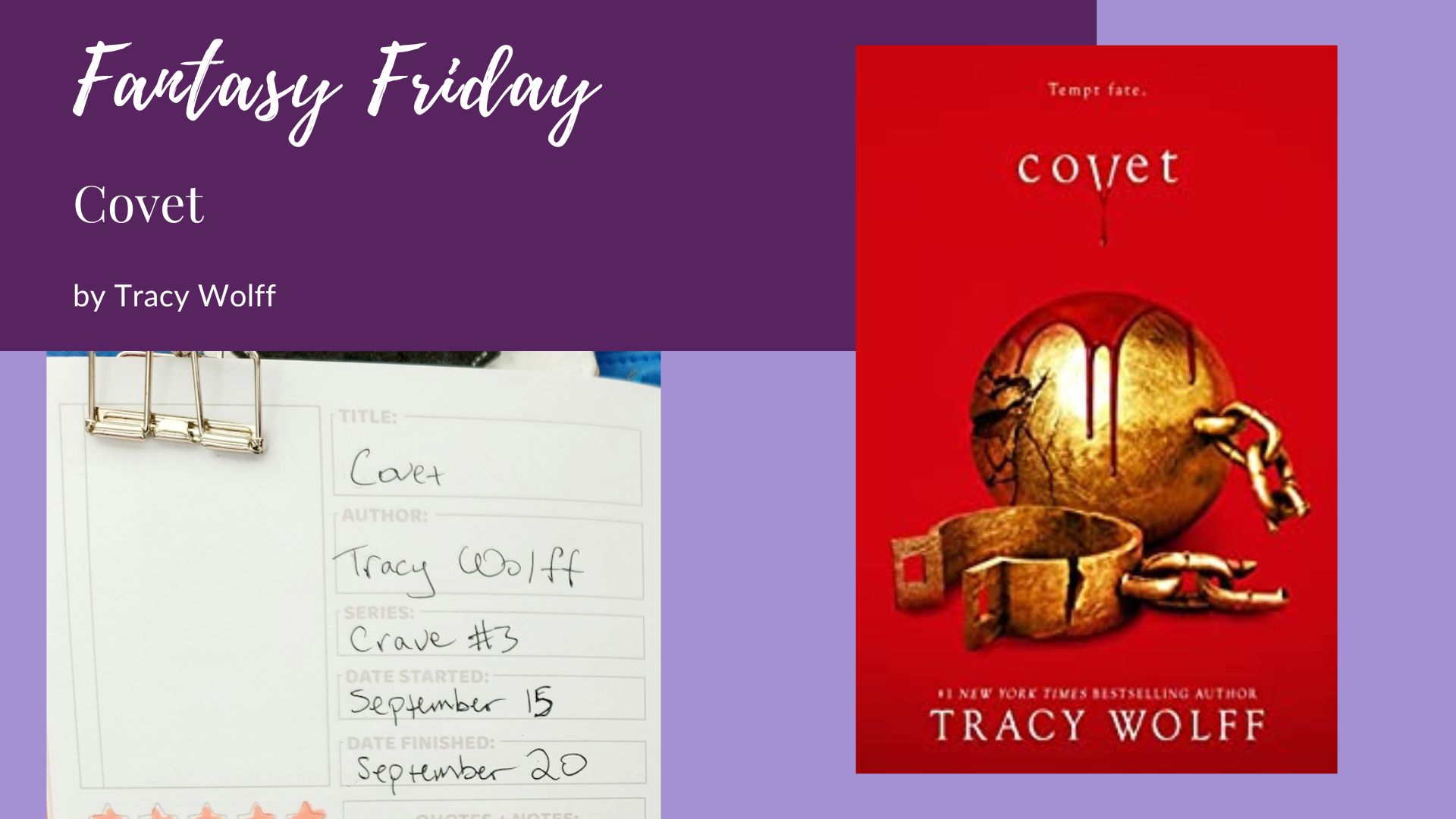 Read more about the article Fantasy Friday: Covet by Tracy Wolff