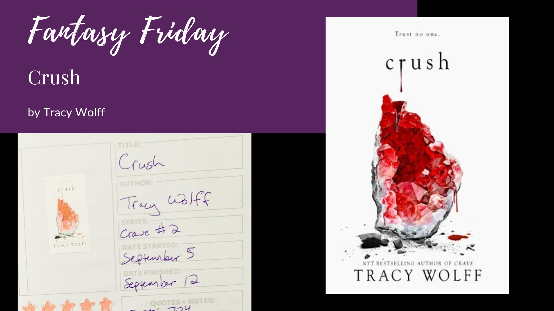 You are currently viewing Fantasy Friday: Crush by Tracy Wolff